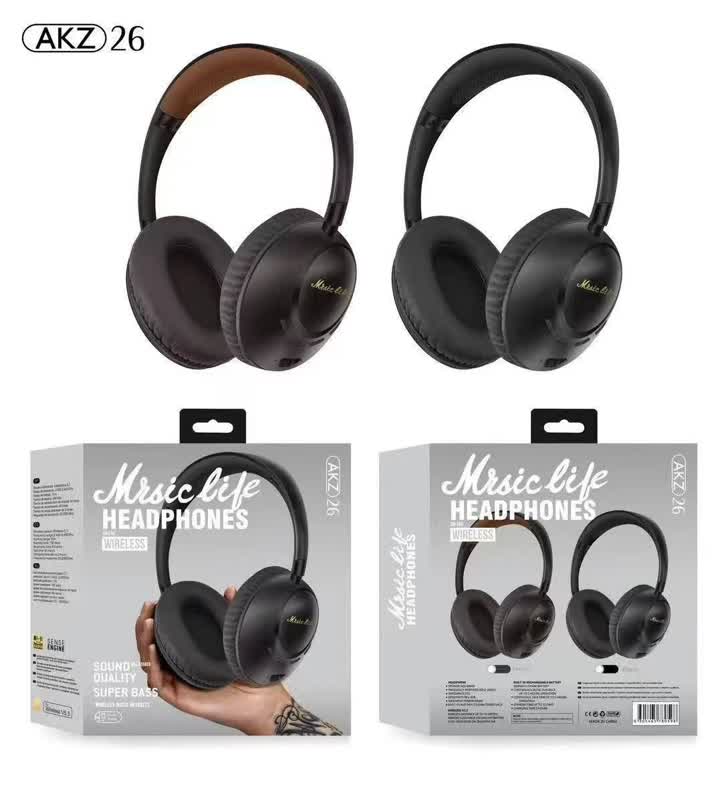 هدفون بلوتوث رم‌خور Marshall AKZ-26 – اورجینال + محافظ کابل لیزری هدیه پرژام فون